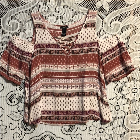 🍉Rue 21 Cold Shoulder Top - Picture 1 of 6